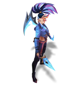 KDA ALL OUT Akali Sapphire chroma
