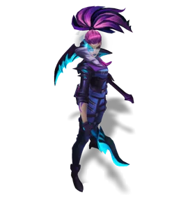 Crime City Nightmare Akali Sapphire chroma