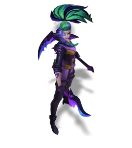 Crime City Nightmare Akali Tanzanite chroma