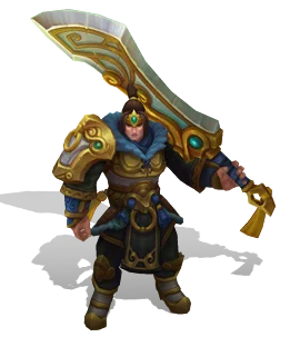 Warring Kingdoms Garen Golden chroma