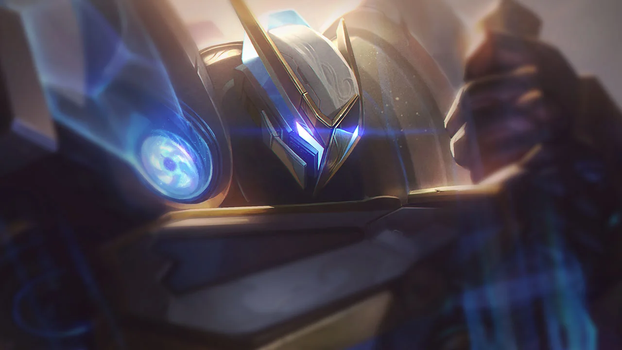 Mecha Kingdoms Garen splash art