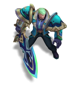 Battle Academia Garen Turquoise chroma