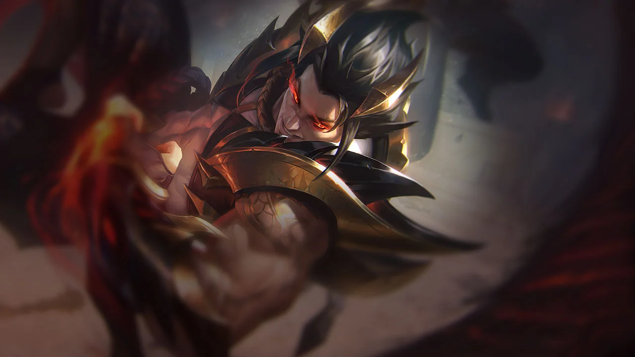 Obsidian Dragon Sett splash art