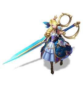 Battle Queen Gwen Sapphire chroma
