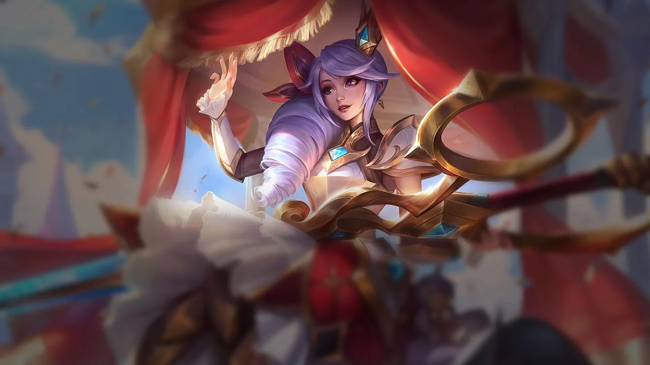 Battle Queen Gwen splash art