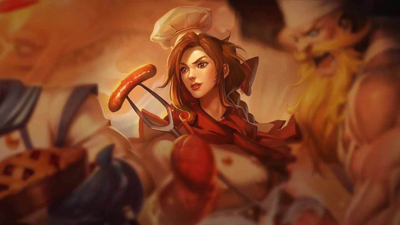 Barbecue Leona splash art