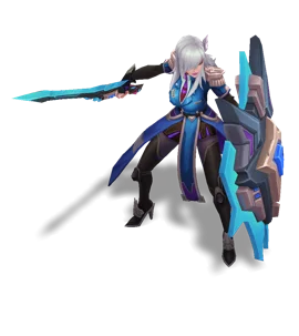 Battle Academia Leona Sapphire chroma