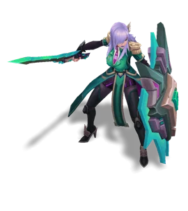 Battle Academia Leona Turquoise chroma
