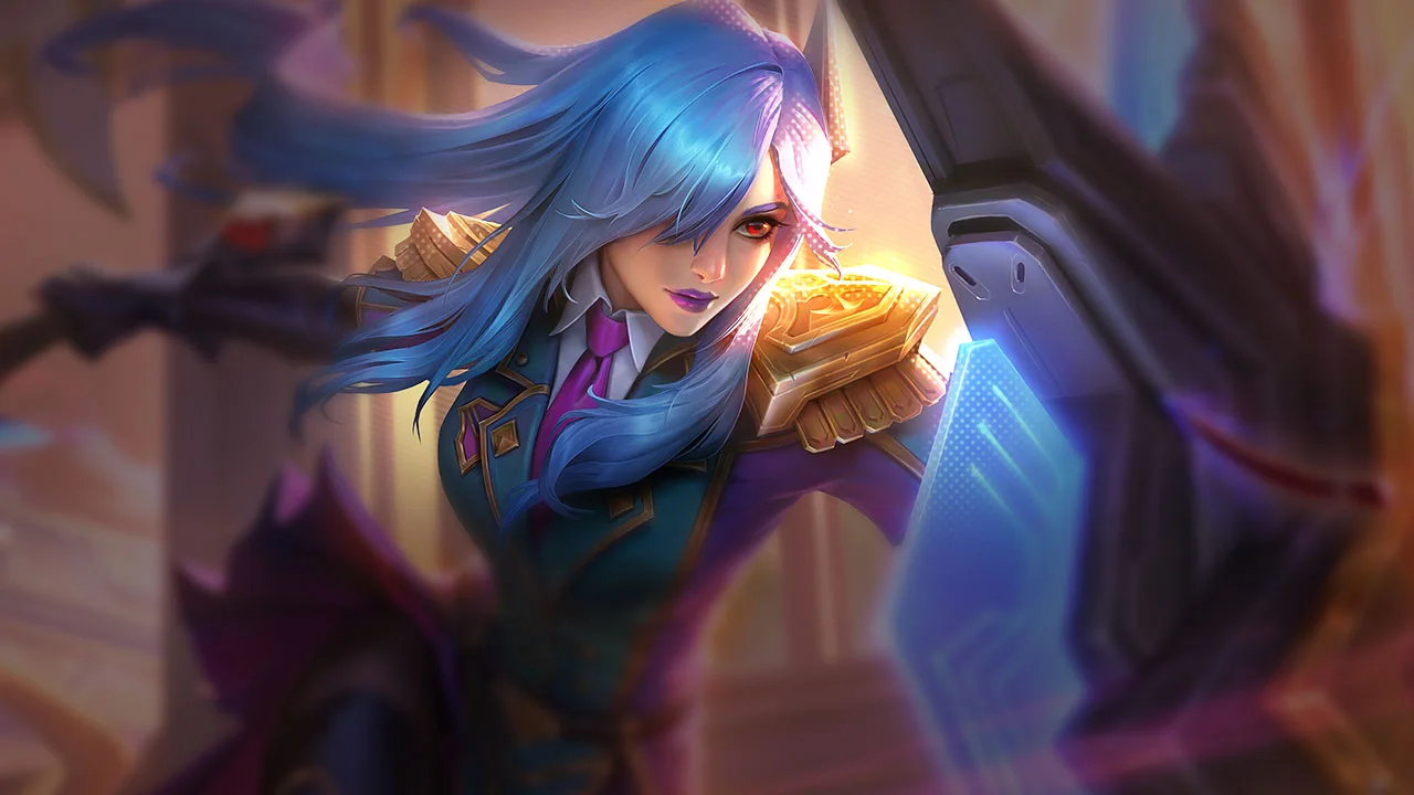 Battle Academia Leona splash art