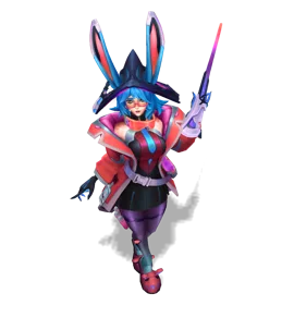 Battle Bunny Aurora Ruby chroma