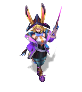 Battle Bunny Aurora Amethyst chroma