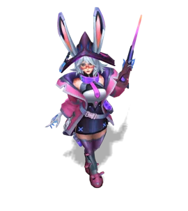 Battle Bunny Aurora Rose Quartz chroma