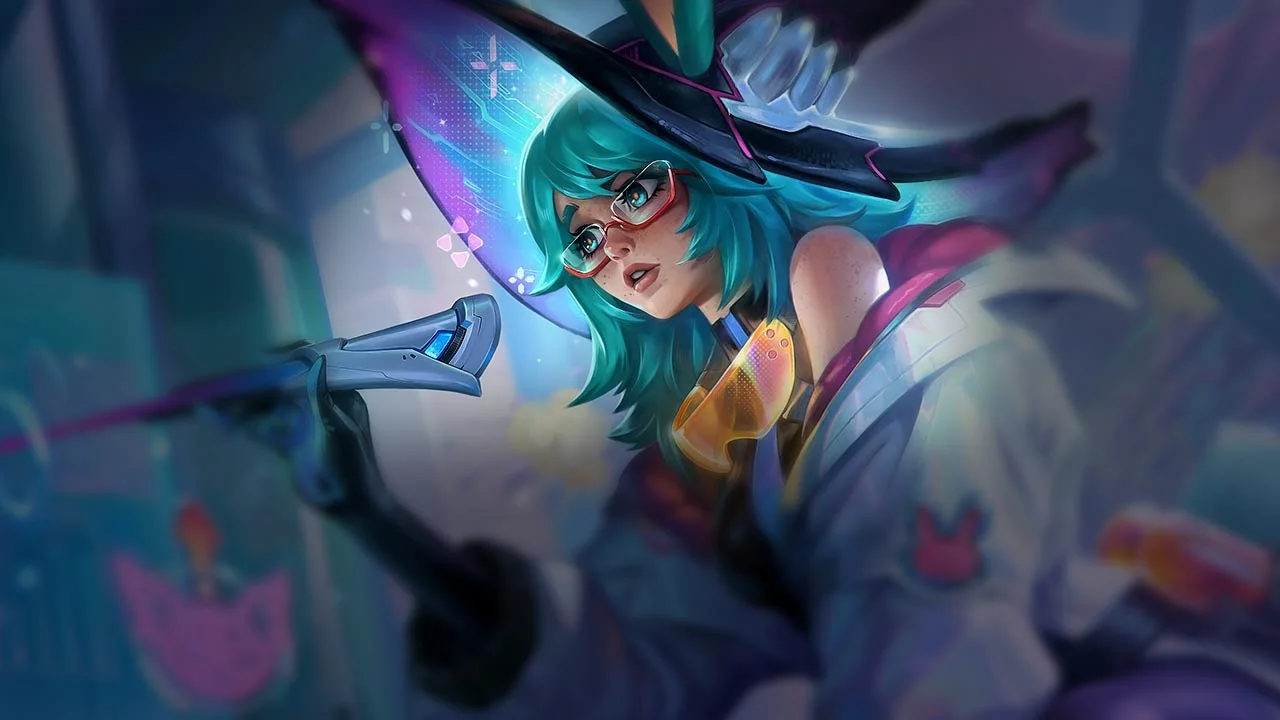 Battle Bunny Aurora splash art