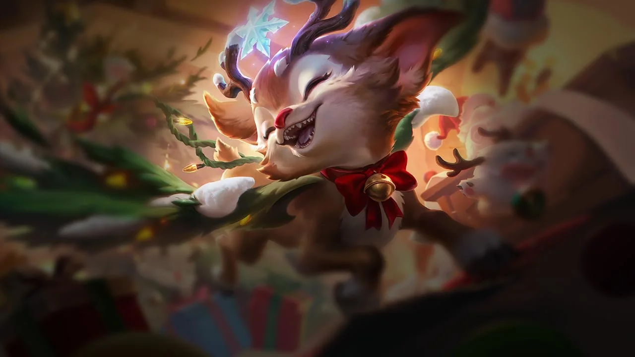 Reindeer splash art