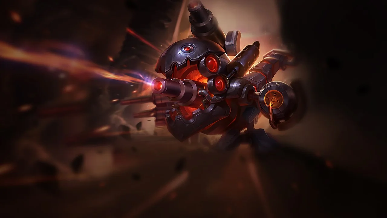 Battlecast Kog'Maw splash art