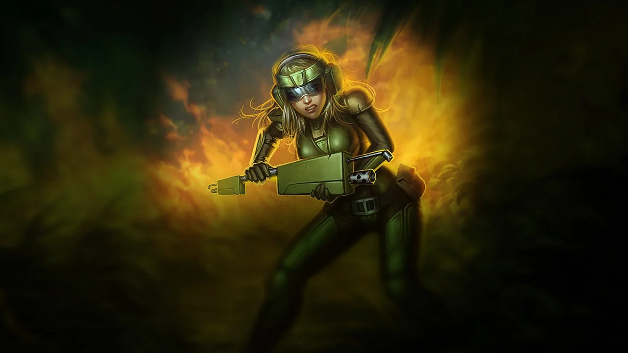 Commando Lux splash art